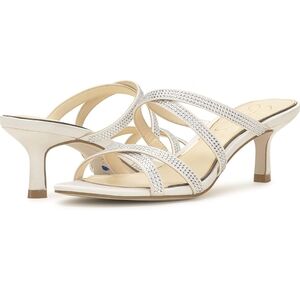 Jessica Simpson Silver Strappy Heels